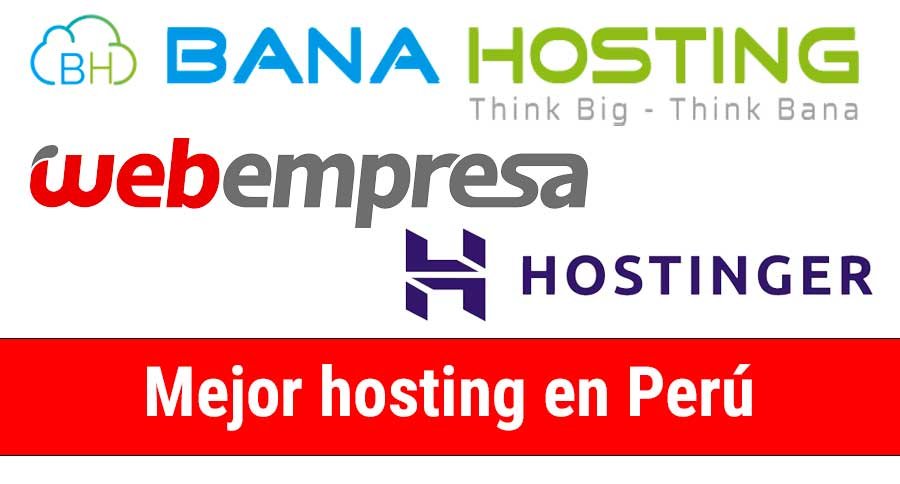 Cuáles son los hosting más usados en Perú